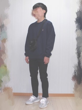 「平成最後のWEARISTAセンバツ」｜「アイテム（スウェット）」を使った、gu.raさん（メンズ・166cm）の春コーディネート