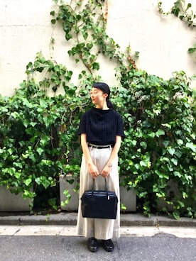 「summer」｜「アイテム（トートバッグ）」を使った、matsuさん（レディース・158cm）の夏コーディネート