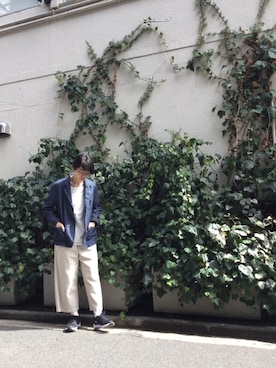 「スタッフコーデ」｜「アイテム（デニムジャケット）」を使った、matsuさん（レディース・158cm）の春コーディネート