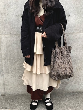 michinaさん(レディース・154cm)の冬コーディネート