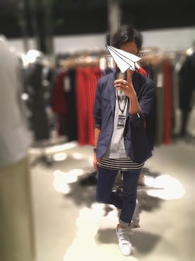「COMME CA」｜「アイテム（ジャケット/アウター）」を使った、ｓｈｏｔａさん（メンズ・170cm）の夏コーディネート