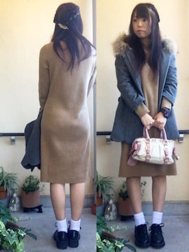 yukarunさん(レディース・162cm)の冬コーディネート