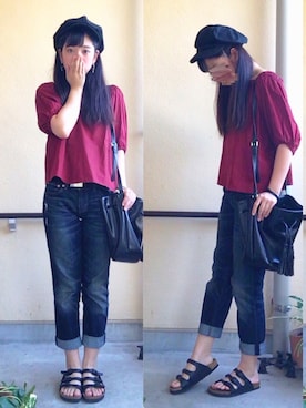 yukarunさん（レディース・162cm）の夏コーディネート