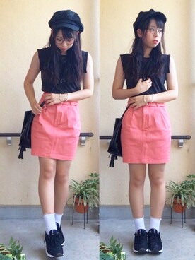 yukarunさん（レディース・162cm）の夏コーディネート