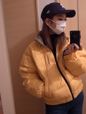 「Levi's（リーバイス）のアイテム（ダウンジャケット/コート）」を使った、yukarunさん（レディース・162cm）の冬コーディネート