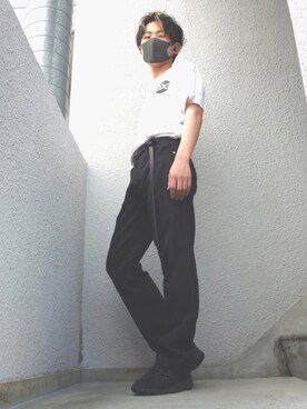 「Yohji Yamamoto（ヨウジヤマモト）のアイテム（その他）」を使った、オッケーヤッサンさん（メンズ・173cm）の夏コーディネート