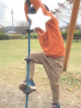 「Rodeo Crowns KIDS（ロデオクラウンズ　キッズ）のアイテム」を使った、Paruさん（キッズ・110cm）の冬コーディネート