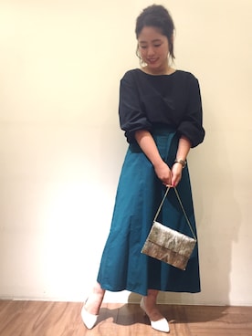 「MOYNA（モイナ）のアイテム」を使った、chiaさん（レディース・150cm）の夏コーディネート