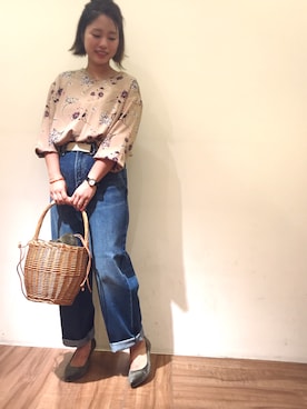 「MARC JACOBS（マークジェイコブス）のアイテム（腕時計）」を使った、chiaさん（レディース・150cm）の夏コーディネート