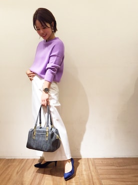 「ミドルネック」｜chiaさん（レディース・150cm）の冬コーディネート