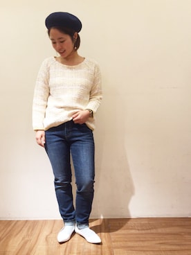 「モナーム」｜chiaさん（レディース・150cm）の冬コーディネート