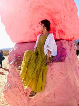 「LOWRYS FARM（ローリーズファーム）のショートＣＰＯシャツ　841006（シャツ/ブラウス）」を使った、donさん（レディース・151cm）の秋コーディネート