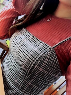 「PULL&BEAR（プルアンドベア）のアイテム（ワンピース/ドレス）」を使った、Sophieさん（レディース・160cm）の秋コーディネート