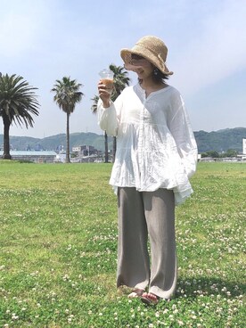 ぷしゅさん（レディース・158cm）の夏コーディネート