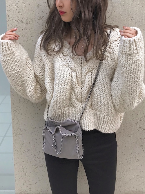 TODAYFUL（トゥデイフル）の「ケーブルハンドニット（ニット/セーター