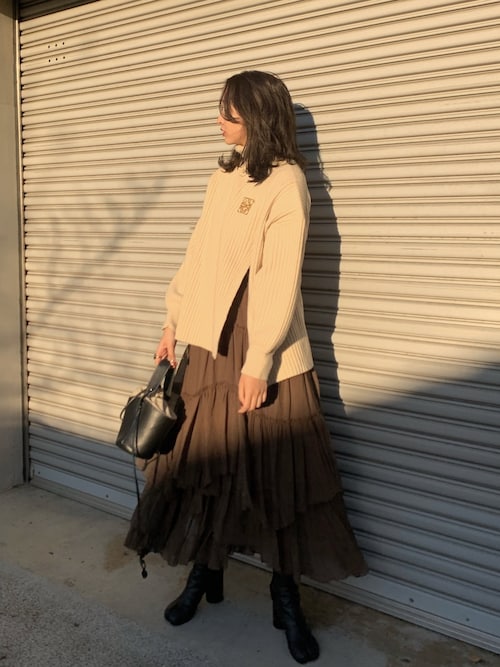 CASA FLINE（カーサフライン）の「コットンティアードスカート