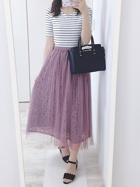 𝕐𝕦𝕜𝕚◡̈*♡さん（レディース・160cm）の夏コーディネート