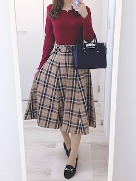 𝕐𝕦𝕜𝕚◡̈*♡さん（レディース・160cm）の秋コーディネート