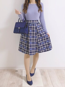 「& chouette（アンドシュエット）のアイテム（ハンドバッグ）」を使った、𝕐𝕦𝕜𝕚◡̈*♡さん（レディース・160cm）の春コーディネート