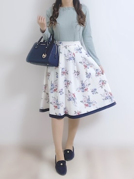 「allamanda」｜𝕐𝕦𝕜𝕚◡̈*♡さん（レディース・160cm）の春コーディネート