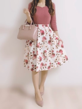 「allamanda」｜𝕐𝕦𝕜𝕚◡̈*♡さん（レディース・160cm）の春コーディネート