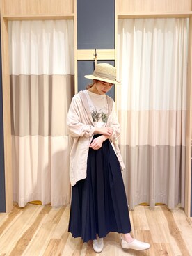 「Samansa Mos2（サマンサ モスモス）のアイテム（テーラードジャケット）」を使った、もさん（レディース・158cm）の春コーディネート