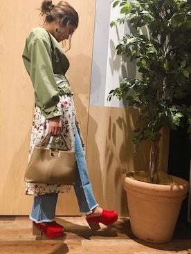 chiakiさん（レディース・157cm）の春コーディネート