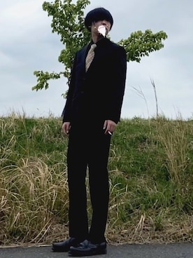 「アイテム（フォーマルスーツ/小物）」を使った、Burberry   Friendさん（メンズ・182cm・10代）の春コーディネート