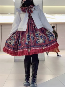 「merry jenny（メリージェニー）のアイテム（ブルゾン）」を使った、なさん（レディース・162cm）の冬コーディネート
