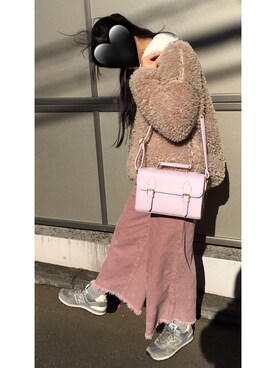「Kawaii」｜「アイテム（ジャケット/アウター）」を使った、彩夏さん（レディース・164cm）の冬コーディネート