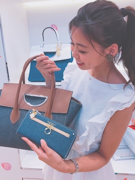 「スナイデル」｜「アイテム（財布/小物）」を使った、mnyyyssdさん（レディース・165cm）の夏コーディネート