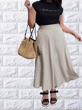 𝓜𝓲...さん（レディース・165cm）の夏コーディネート