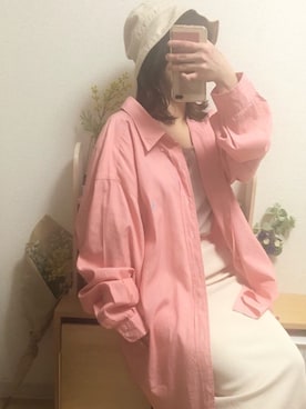 「Ralph Lauren」｜「アイテム（ハンチング/ベレー帽）」を使った、くるみさん（レディース・152cm）の夏コーディネート
