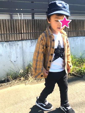 ゆずさん(キッズ・90cm)の秋コーディネート