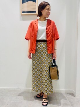 「LAURA DI MAGGIO（ローラディマッジオ）のアイテム」を使った、amagami80147さん（レディース・163cm）の夏コーディネート