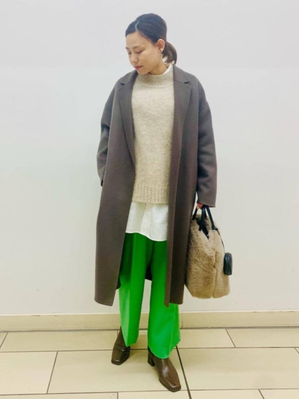 green label relaxing　T/W ソリッド ジャケット、パンツ T/W ソリッド パンツ 9L ネイビー 110cm―130cm