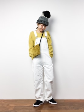 konabeさん（レディース・153cm）の冬コーディネート