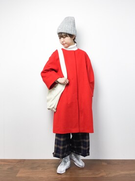 konabeさん（レディース・153cm）の冬コーディネート