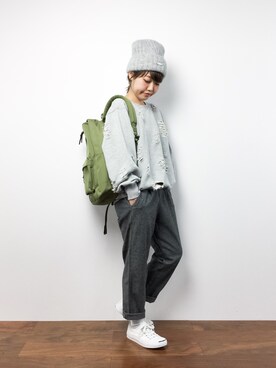 konabeさん(レディース・153cm)の冬コーディネート
