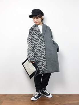 konabeさん(レディース・153cm)の冬コーディネート