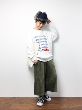 konabeさん（レディース・153cm）の冬コーディネート