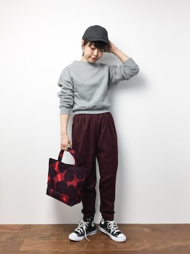 konabeさん(レディース・153cm)の冬コーディネート