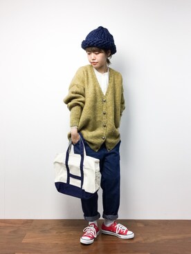 konabeさん（レディース・153cm）の冬コーディネート