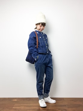 konabeさん（レディース・153cm）の冬コーディネート