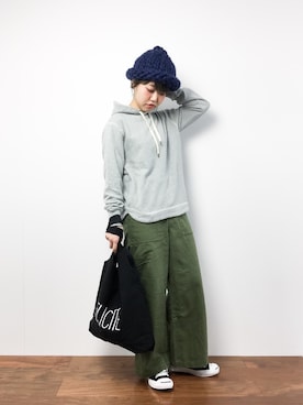 konabeさん（レディース・153cm）の冬コーディネート