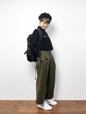 konabeさん（レディース・153cm）の冬コーディネート