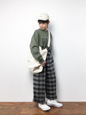 konabeさん（レディース・153cm）の冬コーディネート