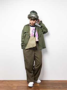 konabeさん（レディース・153cm）の冬コーディネート