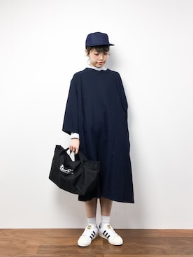 konabeさん（レディース・153cm）の冬コーディネート