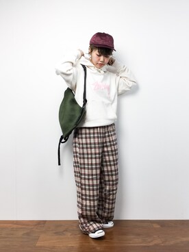 konabeさん（レディース・153cm）の冬コーディネート